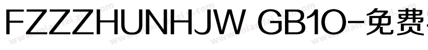 FZZZHUNHJW GB1O字体转换